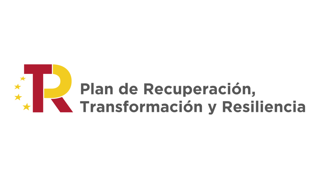 Etiqueta que afirma que esta página web ha sido subvencionada mediante el plan de recuperación, transformación y resiliencia